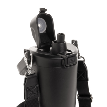 Logotrade corporate gift image of: Avira Ayala RCS re-steel duosip lockable crossbody tumbler