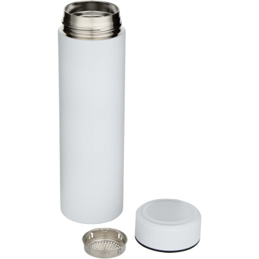 Logotrade promotional products photo of: Taylor 450 ml double wall stainless steel flask with tea strainer