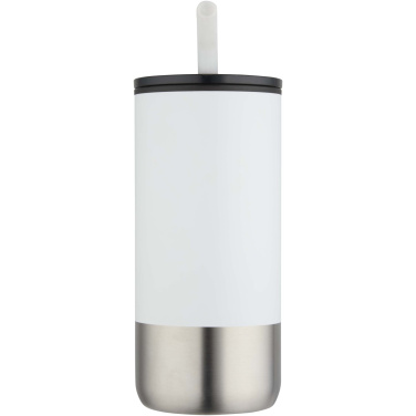 Logotrade promotional merchandise image of: Grayson 480 ml RCS recycled insulated tumbler with straw