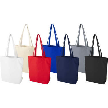 Logo trade promotional gifts picture of: Odisha 270 g/m² OCS organic tote bag 10L