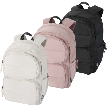 Logotrade promotional merchandise photo of: Puffer 15.6" GRS recycled laptop backpack 18L