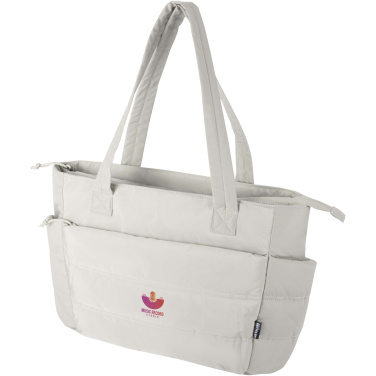 Logotrade advertising product image of: Puffer 15.6" GRS recycled laptop tote bag 18L