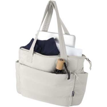 Logotrade promotional items photo of: Puffer 15.6" GRS recycled laptop tote bag 18L