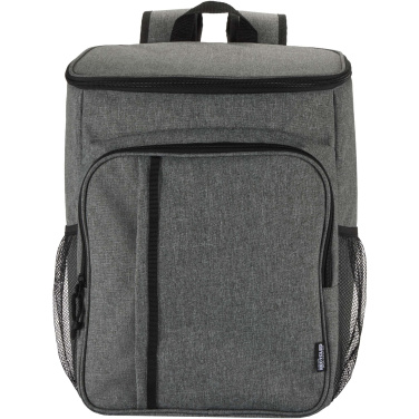 Logotrade promotional item picture of: Tundra GRS recycled picnic cooler backpack with cutlery set 20L
