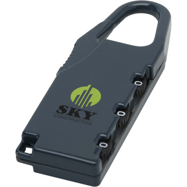 Logo trade corporate gifts image of: Traveler luggage lock