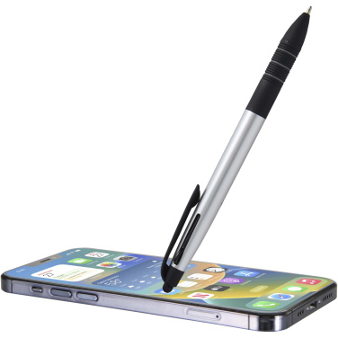 Logo trade advertising products picture of: Trine 3-ink RCS recycled ballpoint pen with stylus