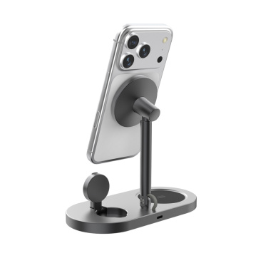 Logotrade promotional item picture of: Quantum RCS ultra-fast 25W Magnetic desk wireless Charger