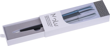 Logotrade promotional giveaways photo of: Metal ballpoint pen Des Moines MoLu