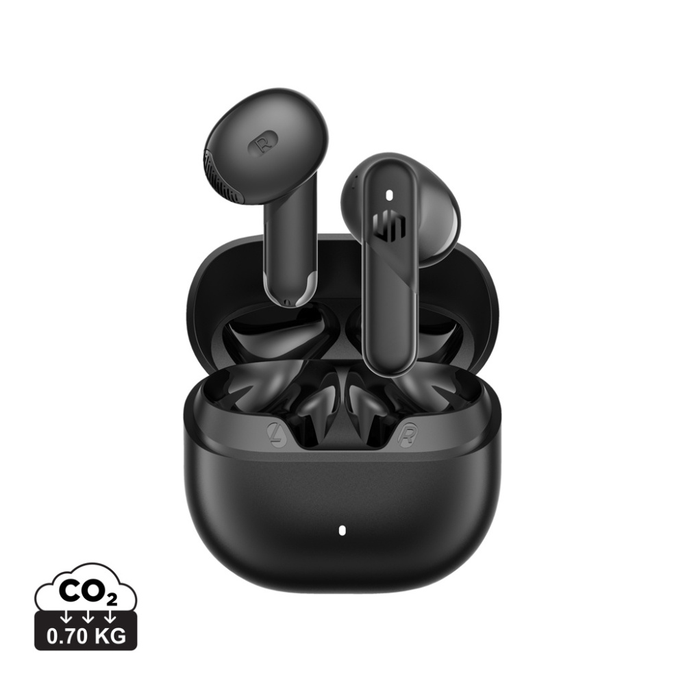Logo trade advertising product photo of: Urban Vitamin Santa Clara RCS plastic ENC earbuds