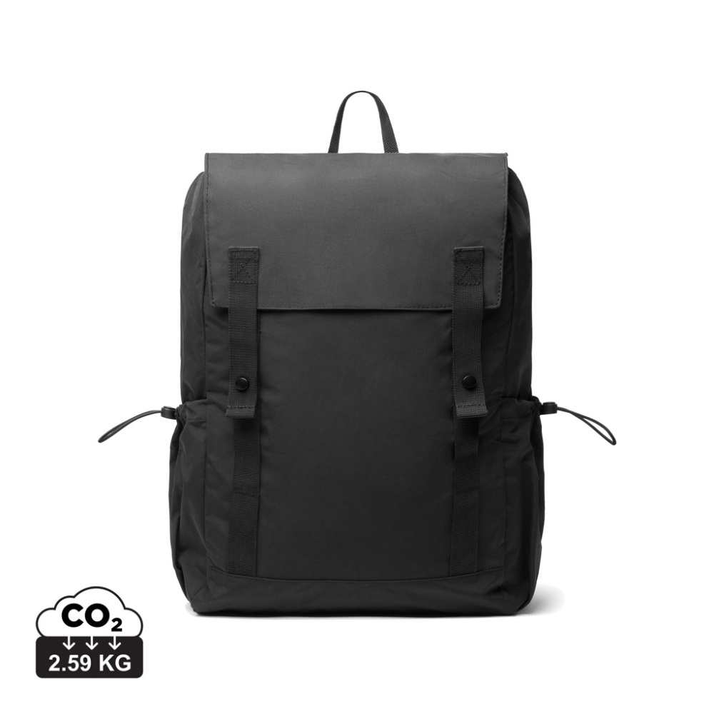 Logo trade corporate gift photo of: KENTO URBAN RCS recycled nylon Everyday Backpack