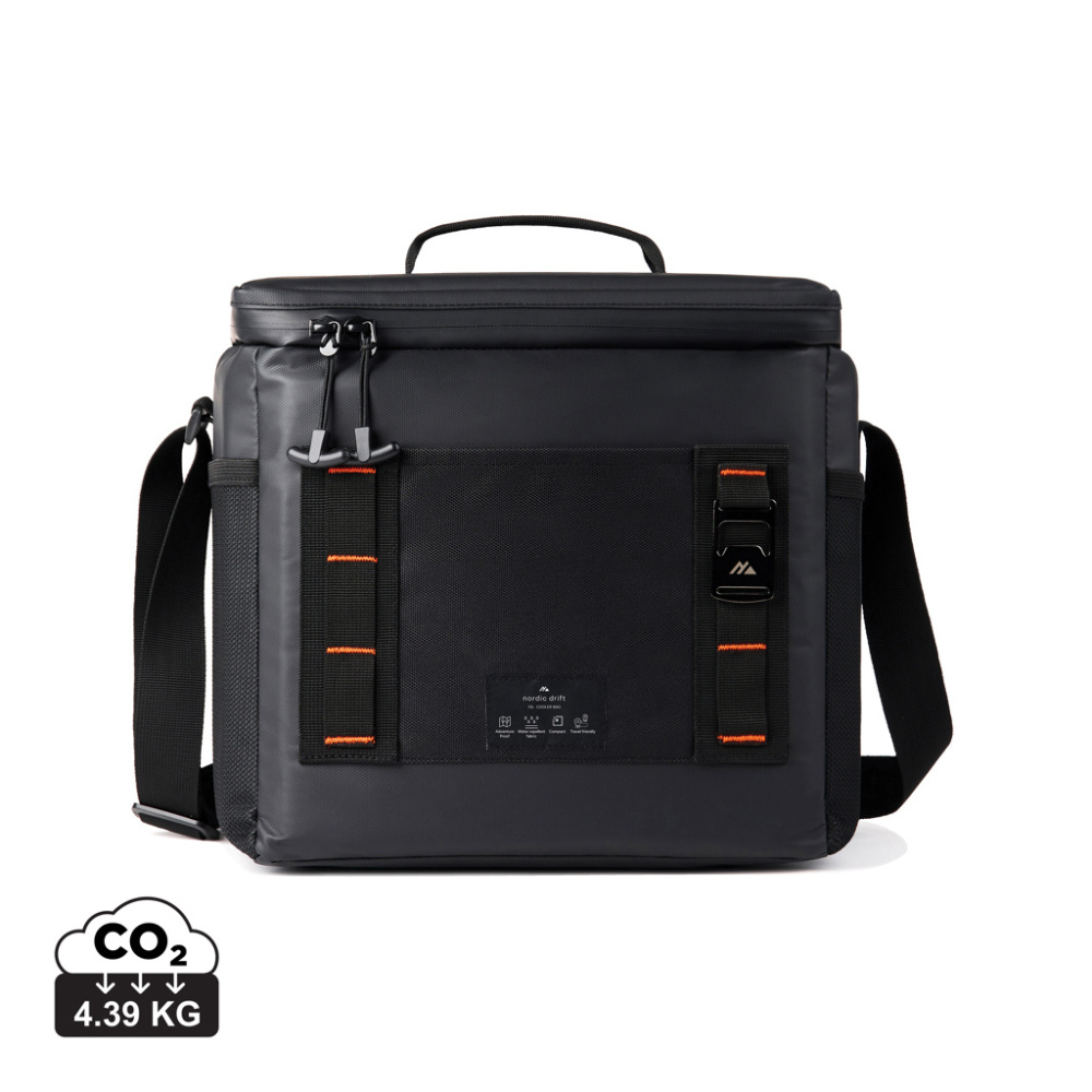 Logo trade promotional products image of: Nordic Drift Storm RCS water-repellent cooler bag 10L