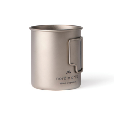 Logo trade business gifts image of: Nordic Drift Trail Ultra Light Titanium 450ml Cup