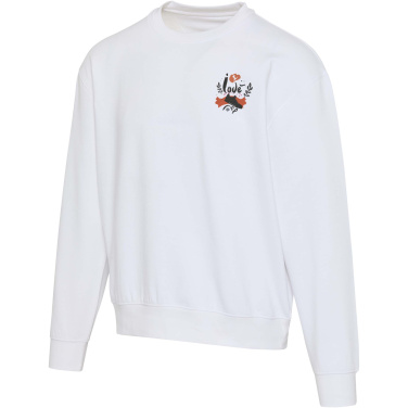 Logo trade promotional merchandise image of: Boris 280 g/m2 unisex OCS organic oversized crewneck sweater