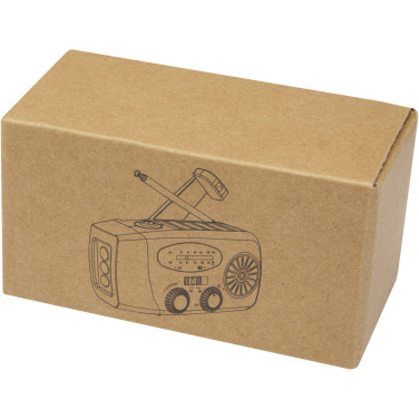 Logo trade advertising products image of: Avior RCS recycled plastic emergency radio