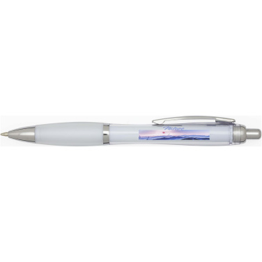 Logotrade promotional products photo of: Nash RCS plastic ballpoint pen (black ink)