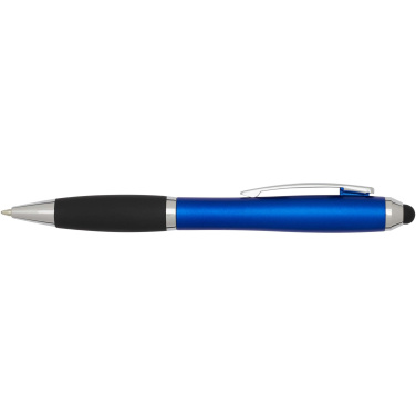 Logotrade promotional giveaways photo of: Nash RCS recycled plastic stylus ballpoint pen (black ink)
