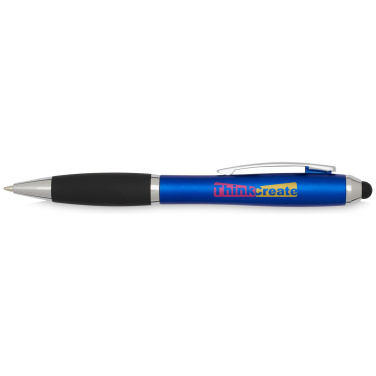Logotrade promotional giveaways photo of: Nash RCS recycled plastic stylus ballpoint pen (black ink)
