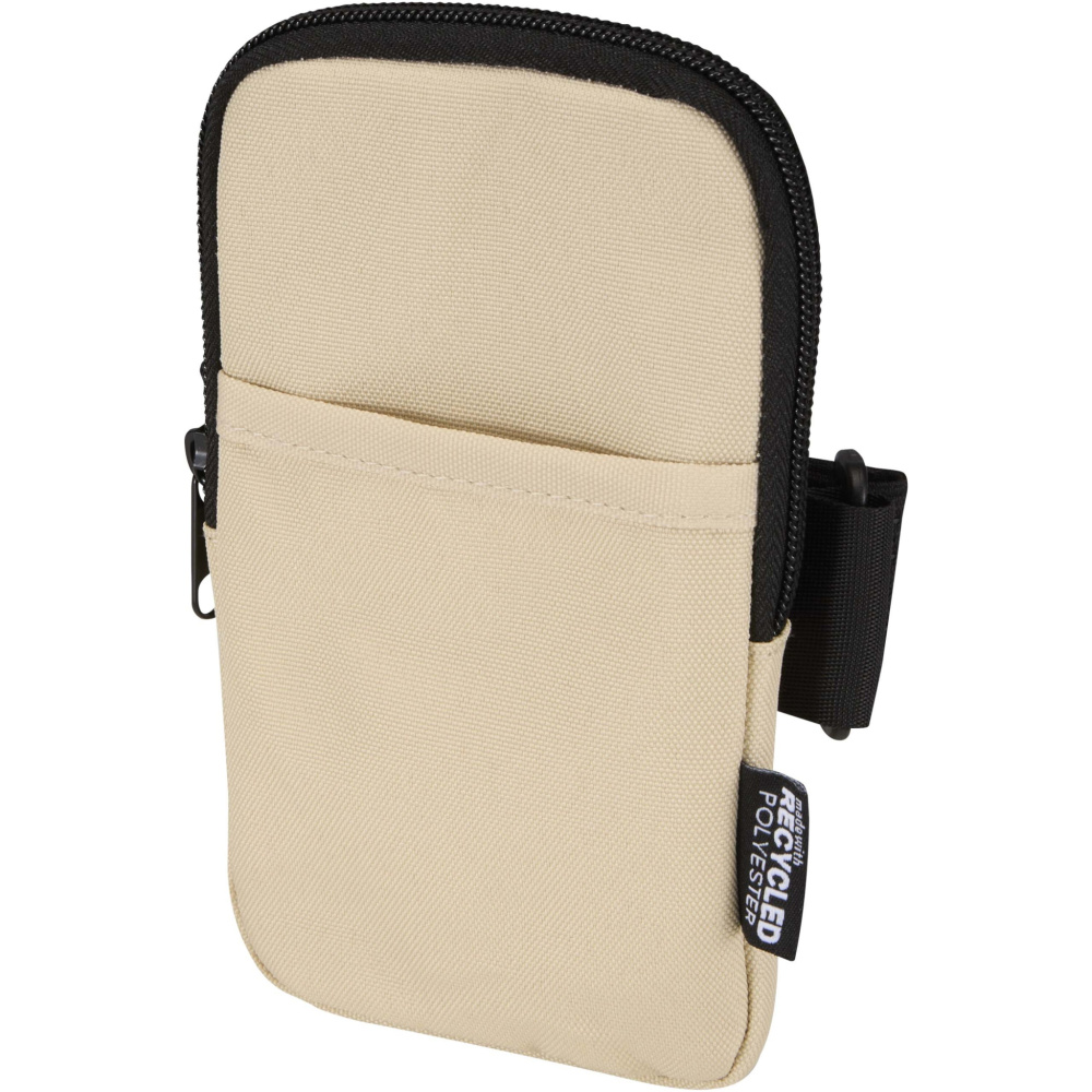 Logotrade promotional gift picture of: Byron GRS recycled bottle pouch