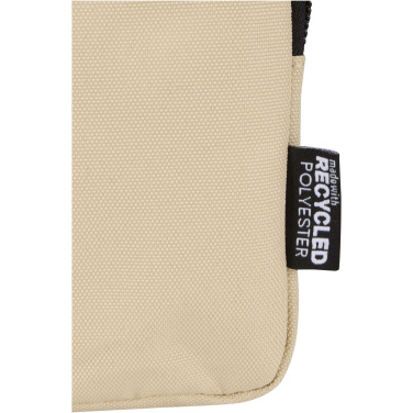 Logo trade promotional giveaways image of: Byron GRS recycled bottle pouch