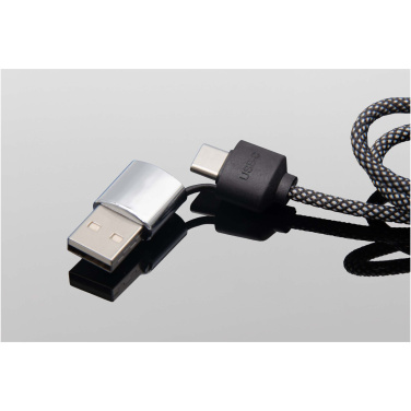 Logotrade promotional giveaway picture of: SCX.design C33 60W Type-C charging cable with dual light-up logo