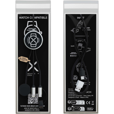 Logo trade promotional products image of: SCX.design C34 7-in-1 smartwatch charging cable