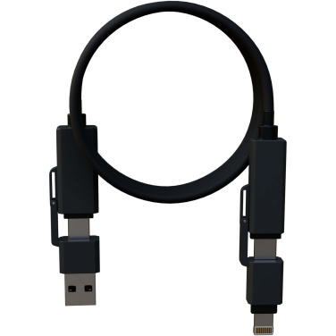 Logo trade promotional merchandise picture of: SCX.design C59 100W magnetic silicone charging cable