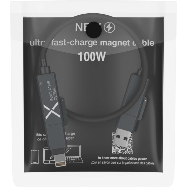 Logotrade corporate gift image of: SCX.design C59 100W magnetic silicone charging cable