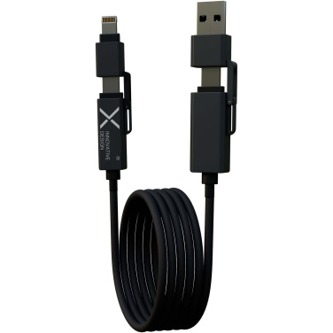 Logo trade promotional gift photo of: SCX.design C59 100W magnetic silicone charging cable