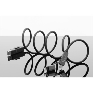 Logo trade promotional giveaway photo of: SCX.design C59 100W magnetic silicone charging cable