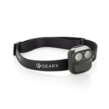 Logotrade advertising product image of: Gear X RCS rPlastic head torch with motion sensor