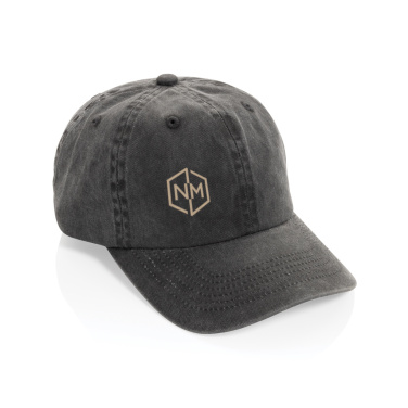 Logotrade promotional product picture of: BEAU AWARE™ Washed 6 panel 270gsm cotton twill cap