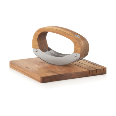 Logo trade corporate gifts image of: AdHoc RoccaVerde Chopping knife with chopping board