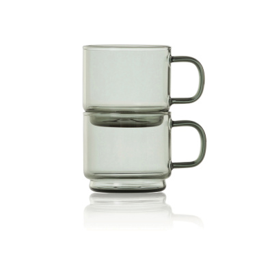 Logo trade promotional giveaways picture of: AdHoc Impact Espresso cups 70ml, 2 pcs set