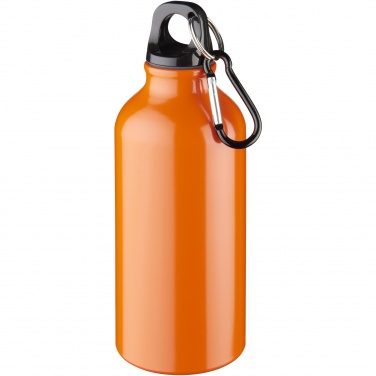 Logotrade firmakingi foto: Oregon 400 ml alumiiniumist veepudel karabiiniga