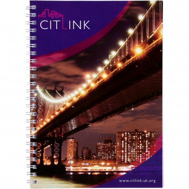 Logo trade reklaamkingi pilt: Desk-Mate® spiraalköites A4 märkmik