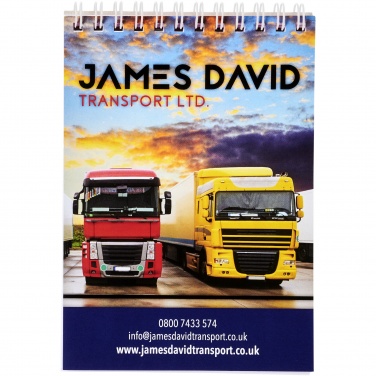 Logo trade meened foto: Desk-Mate® spiraalne A6 märkmik