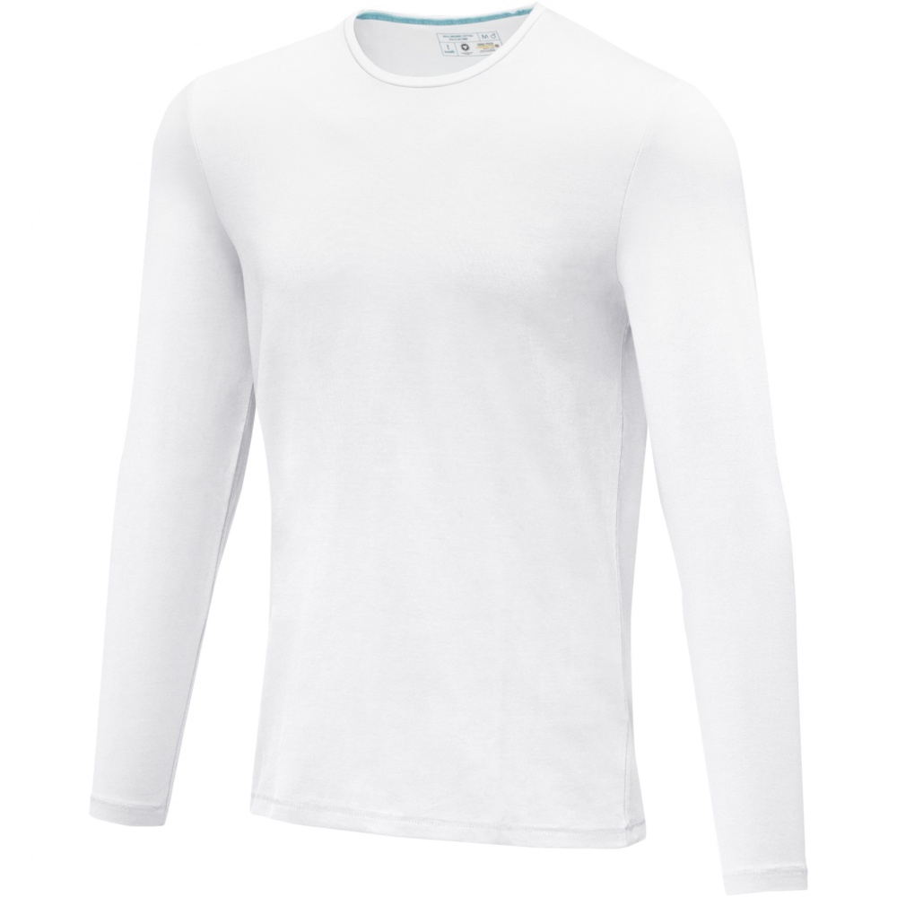 Logotrade reklaamtooted pilt: Ponoka pikkade varrukatega meeste orgaaniline T-särk