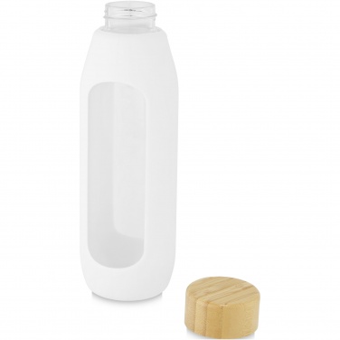 Logo trade reklaamkingitused foto: Tidan 600 ml borosilikaatklaasist pudel silikoonkäepidemega