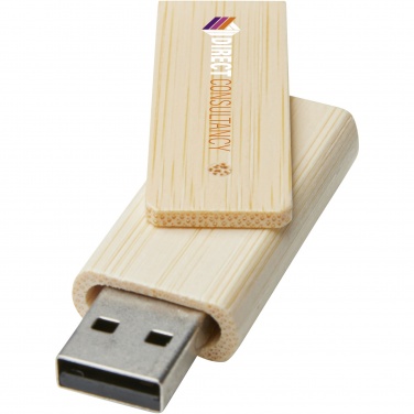 Logotrade firmakingi foto: Pöörake 16 GB bambusest USB-mälupulka