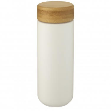 Logotrade reklaamkingitused pilt: Lumi 300 ml keraamiline termoskruus bambusest kaanega