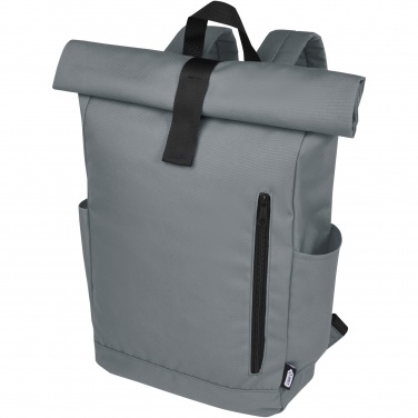 Logotrade firmakingi foto: Byron 15,6" GRS RPET rull-top seljakott 18L