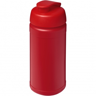 Logotrade reklaamtoote foto: Baseline 500 ml ümbertöödeldud spordipudel koos keeratava kaanega