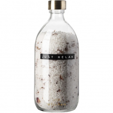 Logotrade reklaamtoote foto: Wellmark Just Relax 500 ml vannisool – roosilõhn