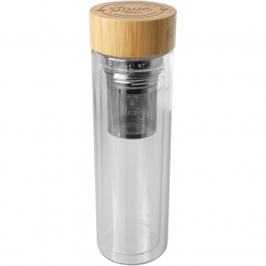 Logotrade reklaamtooted pilt: Bailey 400 ml borsilikaatklaasist infusioonipudel bambusest kaanega