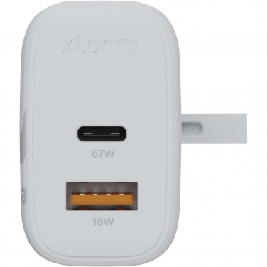 Logotrade firmakingitused pilt: Xtorm XEC067G GaN² Ultra 67W seinalaadija - Ühendkuningriigi pistik