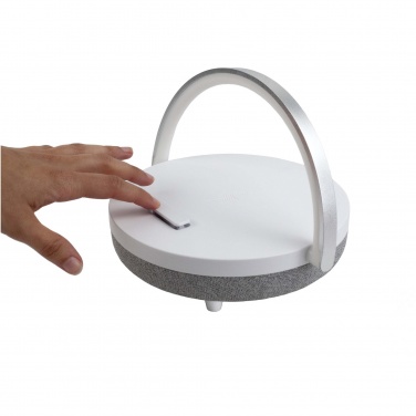 Logotrade firmakingitused pilt: Prixtoni 4-in-1 10 W Bluetooth® kõlar LED-tule ja juhtmevaba laadimisalusega