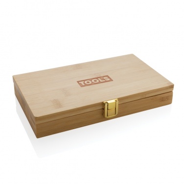 Logotrade ärikingid pilt: Carvine 21 tk bambusest tööriistade komplekt