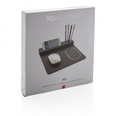 Logotrade firmakingitused pilt: Air hiirematt 5W juhtmevaba laadimise ja USB-ga
