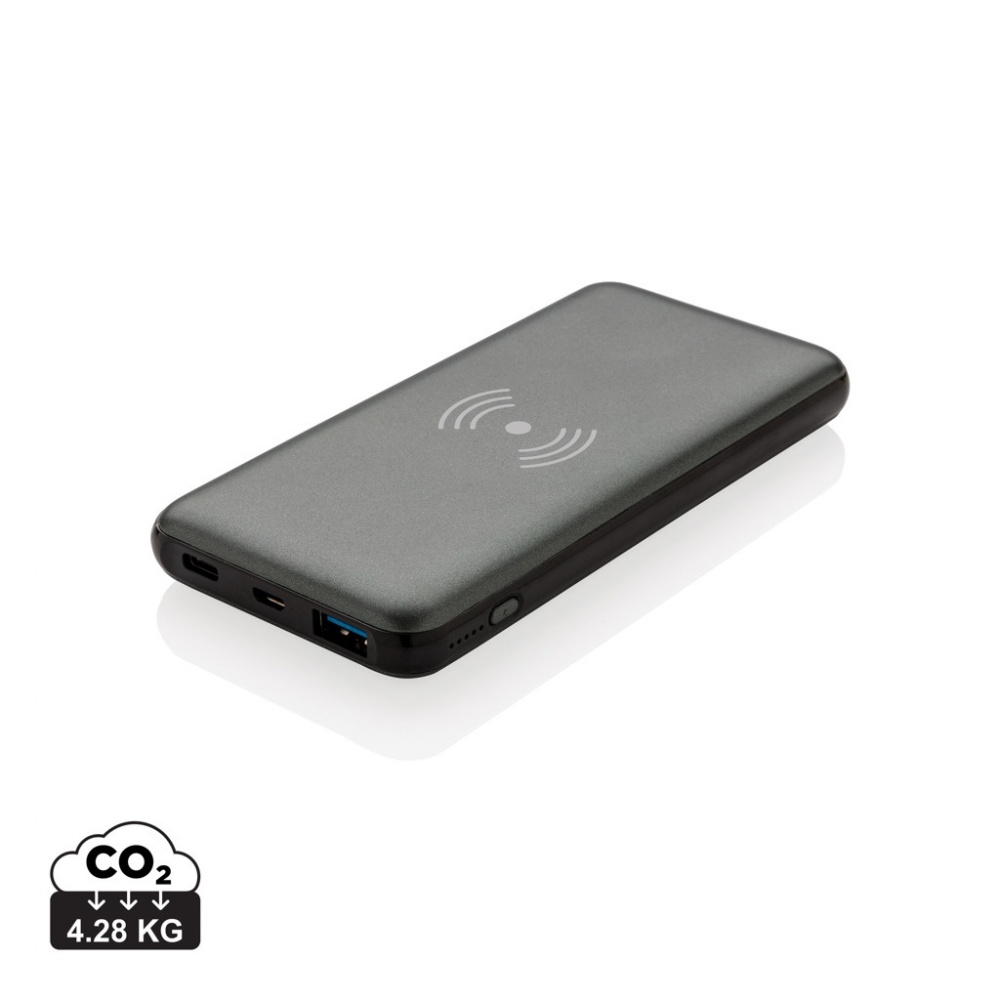 Logotrade ärikingituse foto: 10 000 mAh kiirlaadimine 10 W juhtmeta akupank
