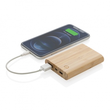 Logotrade reklaamkingitused pilt: Bambusest 5000 mAh akupank